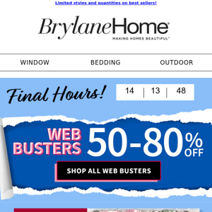 Ends Tonight: Web Busters up to 80% OFF!