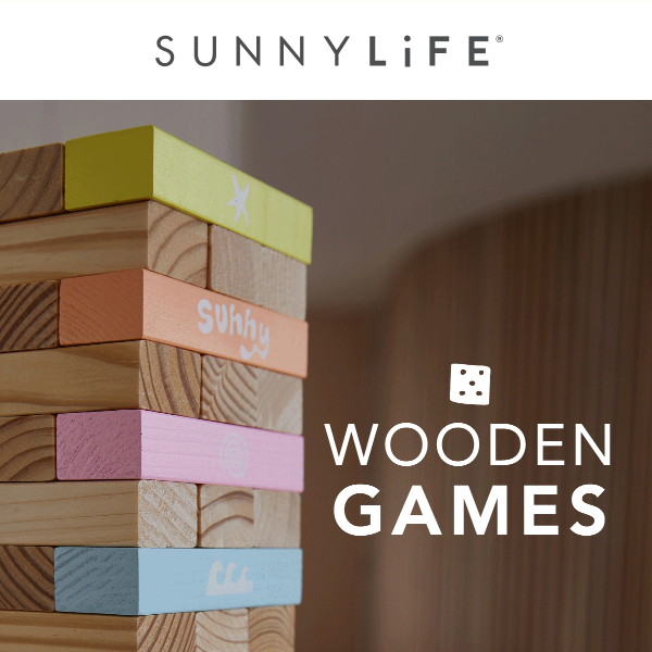 Entertain Your Guests, Young & Old, With Our Stylish Wooden Games