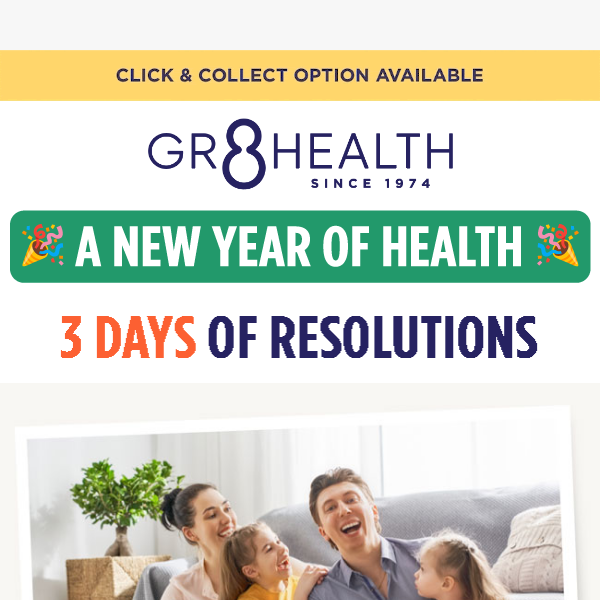 A New Year of Health 🎉3 Days of Resolutions