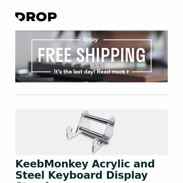 KeebMonkey Acrylic and Steel Keyboard Display Stand, Tripowin GranVia Headphone Cables, Topping D90SE DAC and more...