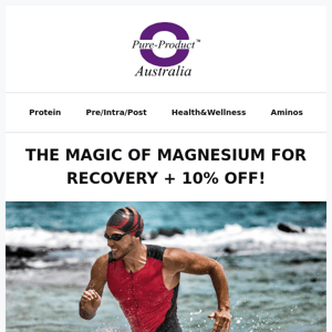 THE MAGIC OF MAGNESIUM FOR RECOVERY + 10% off! 🎉