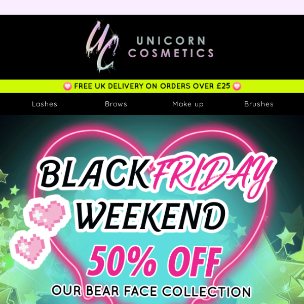 💗50% OFF OUR BEAR FACE COLLECTION💗