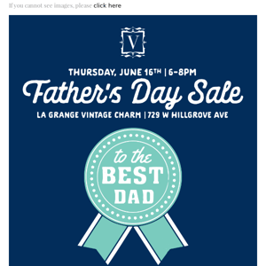 Don't forget about DAD 🏌️‍♂️Father's Day Sale THIS THURSDAY