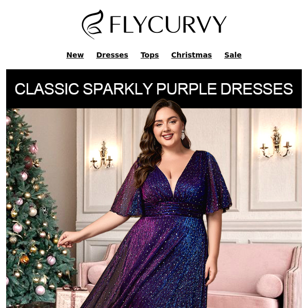 😘.FlyCurvy.Countdown to Christmas,Find New Clothes For Your New Year!!!