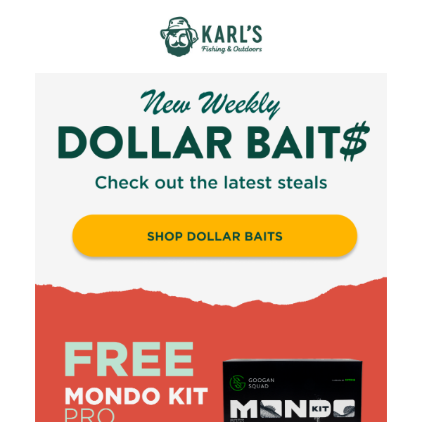 NEW Dollar Baits are HERE - Karls Bait & Tackle