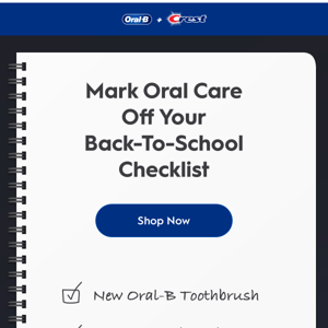 Mark Oral Care Off Your Back-to-School Checklist