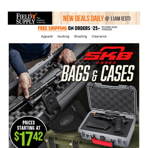 🎒 SKB Bags + Cases on sale! From $17.42