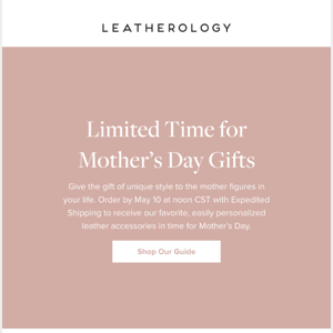 Only 3 Days Left for Personalized Gifts to Make Mom’s Day