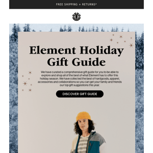 Element Gifts For The Holiday Season