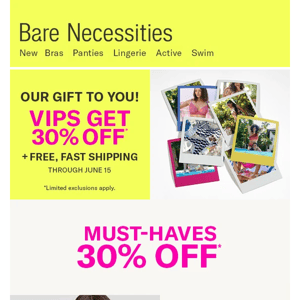 Exclusive VIP Offer: 30% Off Must-Have Bras Inside!