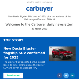 🚙 New Dacia Bigster INCOMING