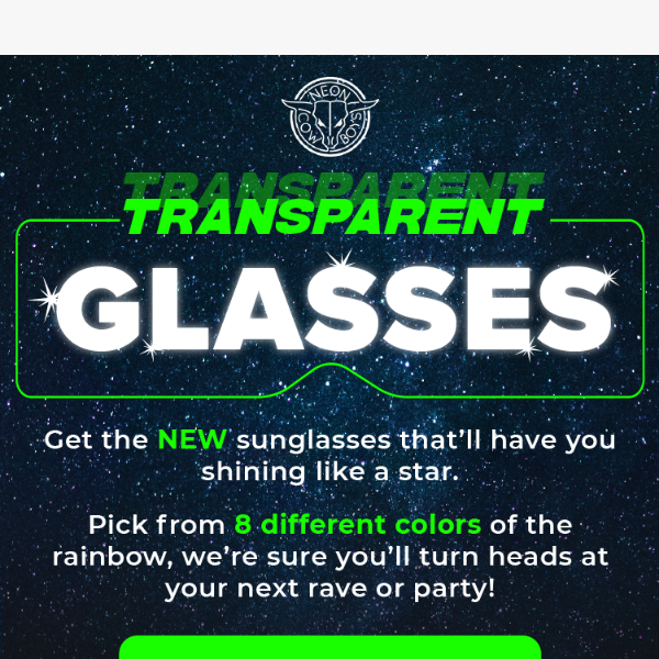 NEW • Transparent Glasses are here! 😱 😎