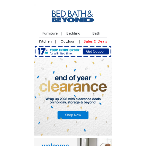 Bed Bath & Beyond: Shop this winter clearance sale for up to half off