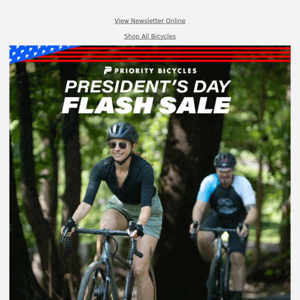 24-HOUR PRESIDENT'S DAY FLASH SALE 🇺🇸