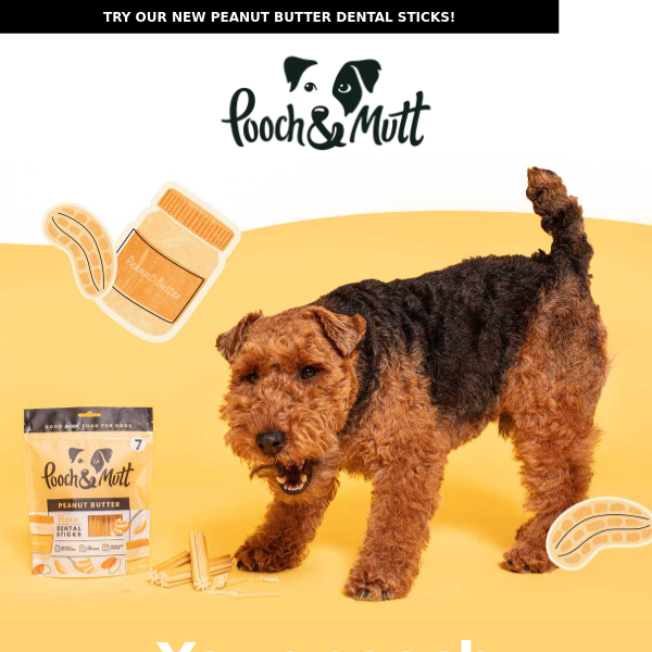 BRAND NEW - Your pooch will go nuts! 🥜