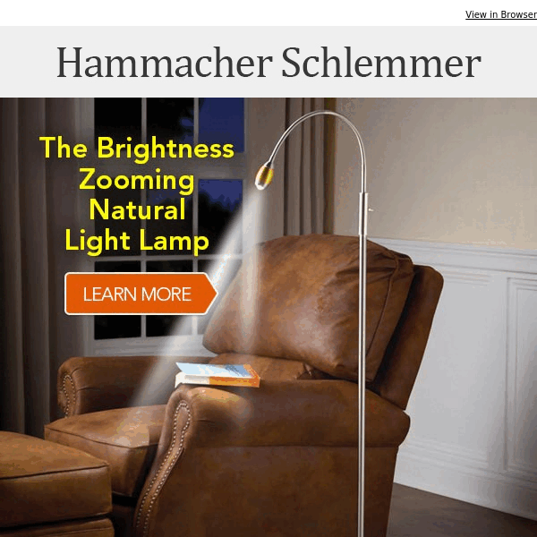 The Brightness Zooming Natural Light Lamp