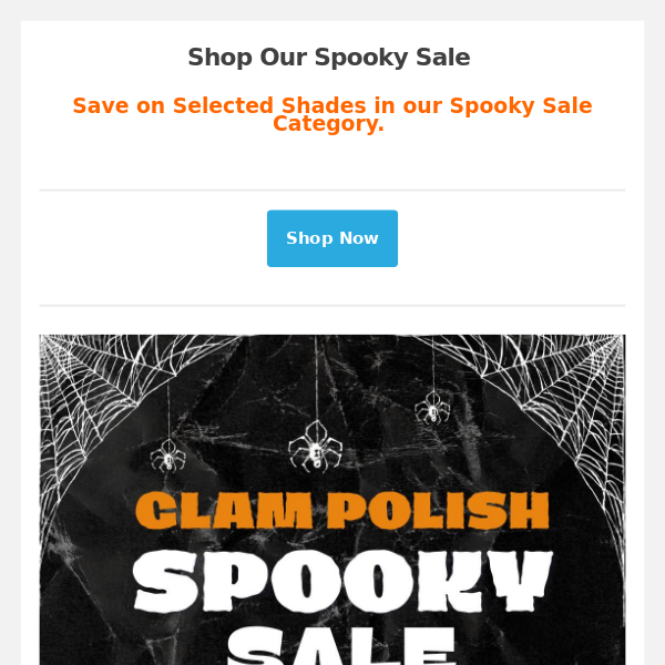 Shop Our Spooky Sale! 🎃👻