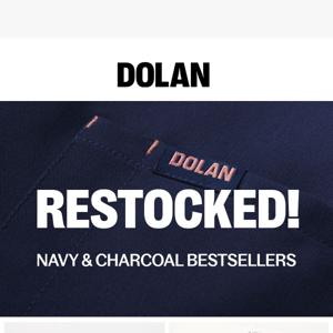 Charcoal + Navy Restock!