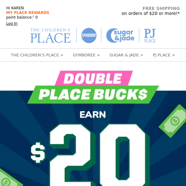 Last Chance to earn DOUBLE PLACE BUCK$!