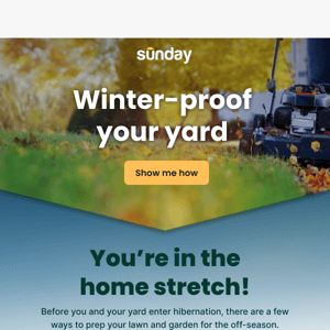 Is Your Yard Ready for Winter?