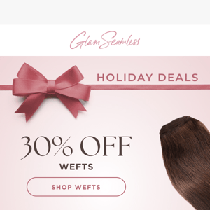 Shop 30% Off Wefts & $50 Off Keratins