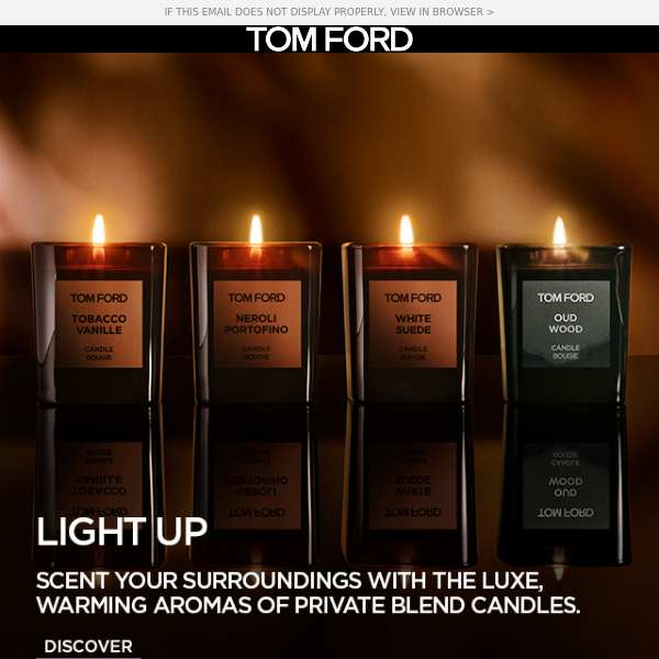 THE PERFECT GIFT | TOM FORD CANDLES