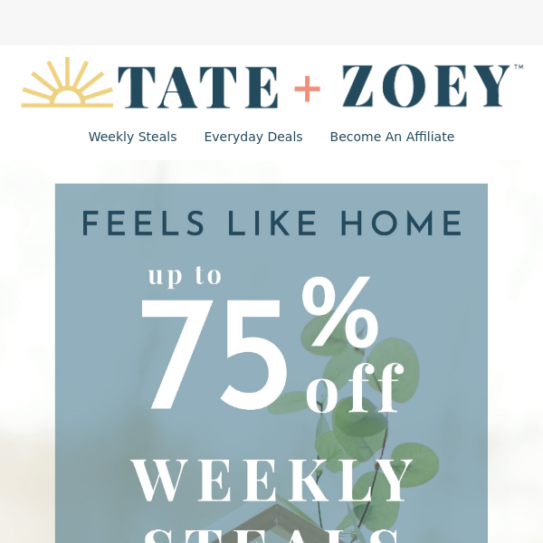 Home Decor & More Up To 75% Off