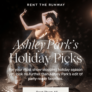 Inside: Ashley Park's favorite holiday styles
