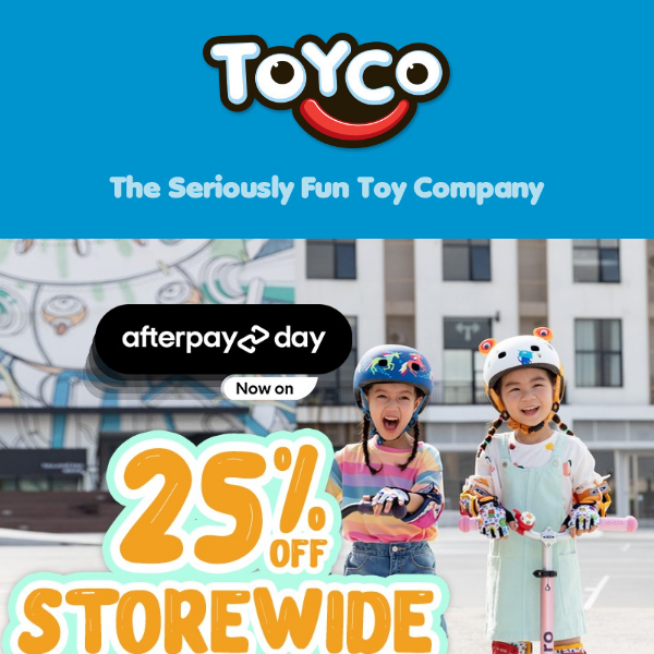 💥 Afterpay Day Sale is HERE! 💥 25% Off STOREWIDE!