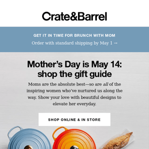 The Mother’s Day Gift Guide: Show your love on May 14.