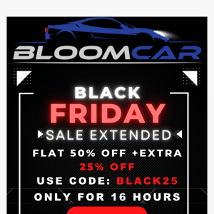 👀We're extending Black Friday....Get in Here!!👀