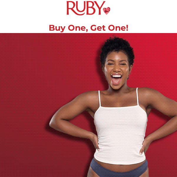Buy One Item, Get an Underwear for FREE! - Ruby Love