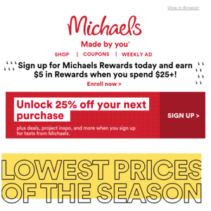 👟 Put on your shopping shoes. Our Lowest Prices of the Season event is here!