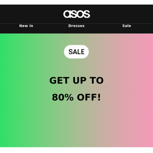 SALE'S 👏 BACK 👏 Up to 80% off!