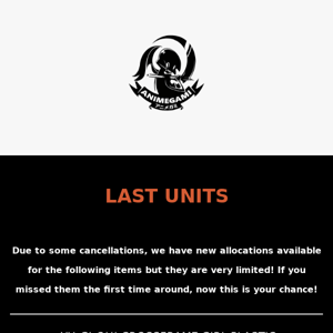 LAST UNITS! 😱