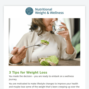 3 Tips for Weight Loss