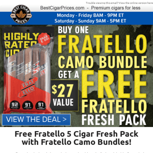 🆓 Free Fratello Fresh Pack with Fratello Camo Bundles 🆓