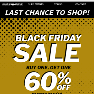🚨 LAST CHANCE TO SHOP BLACK FRIDAY 🚨