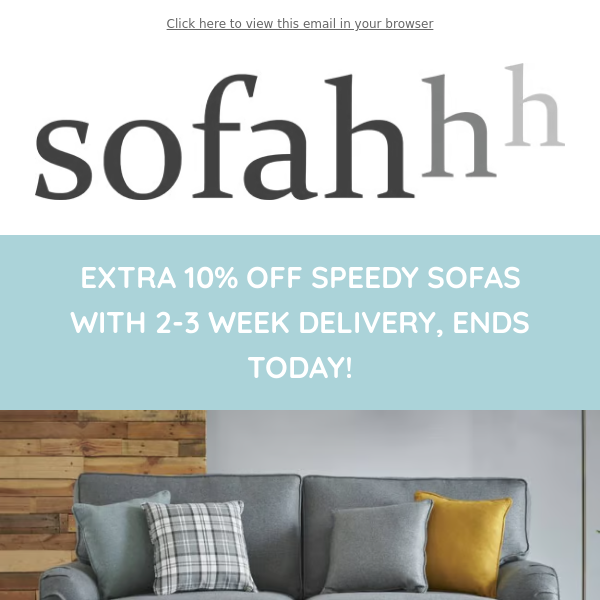 10% OFF Speedy Sofas Ends Today! 🚚