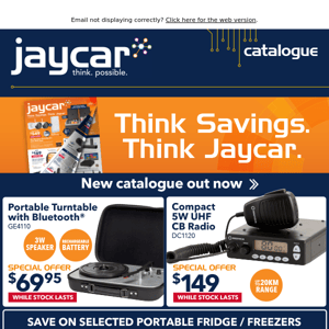 Think Great Australia Day Savings. Think Jaycar!
