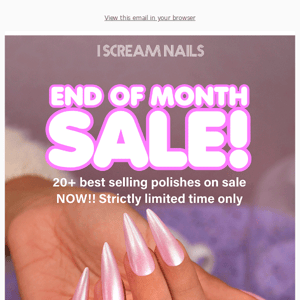 😍END OF MONTH SPECIALS!! 20+ polishes on SALE!!