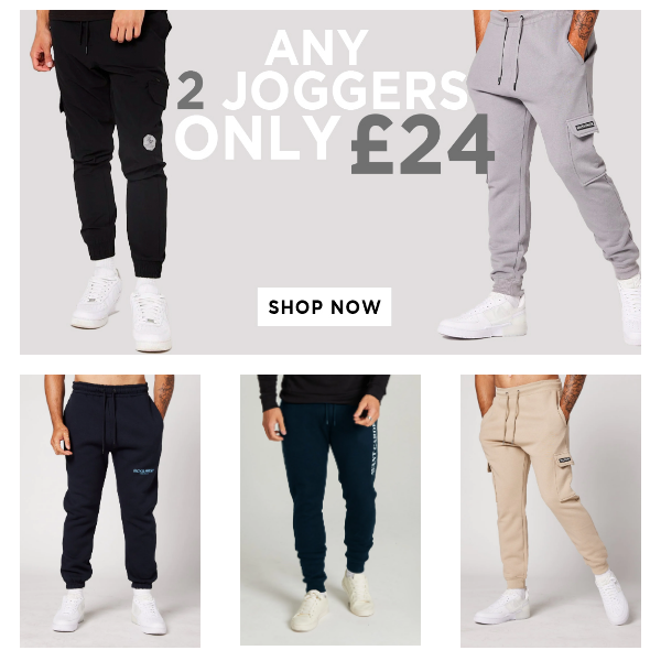 2 FOR £24 MENS JOGGERS!!! 🔥