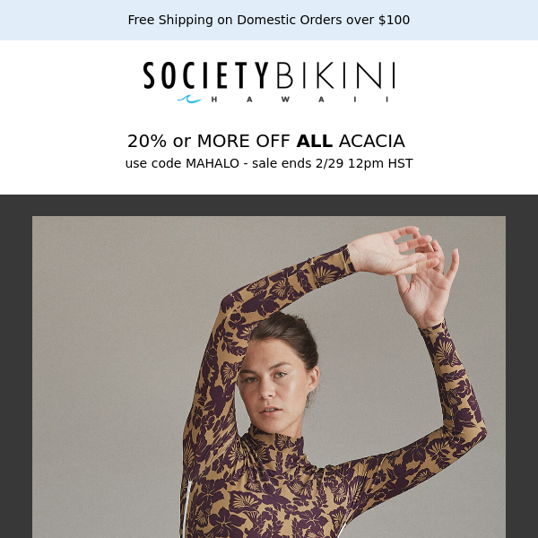 ADDITIONAL 20% off ALL ACACIA Resort 24