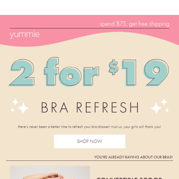 Shop 2 for $19 Bras 👯‍♀️