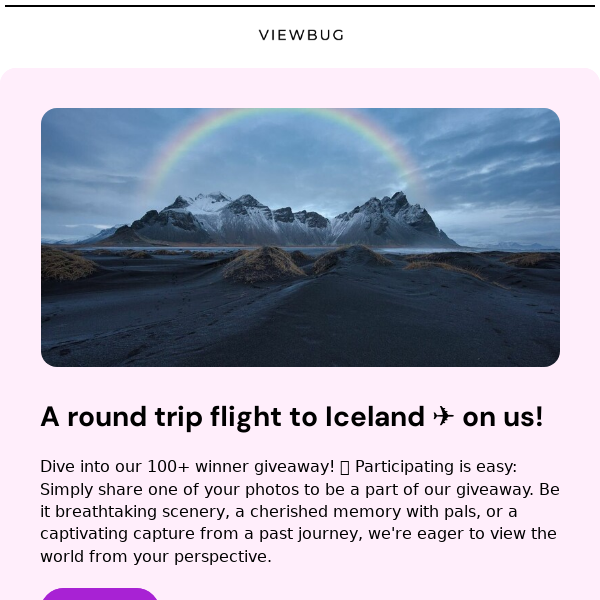 A round trip to Iceland ✈️ on us!