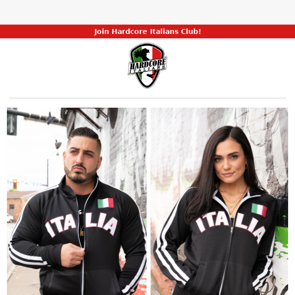Italia Track Jackets are BACK! ✊