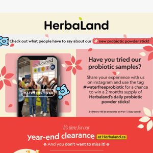 🌟Year-End Clearance: Up to 35% OFF* Herbaland!🌟