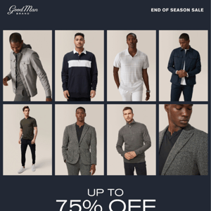 Sale Extended | Up to 75% Off