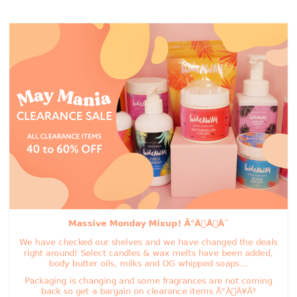 May Mania MASSIVE MONDAY MIXUP! 📣