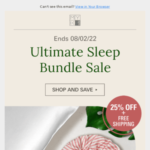 😆Surprise! 25% off ultimate sleep bundle